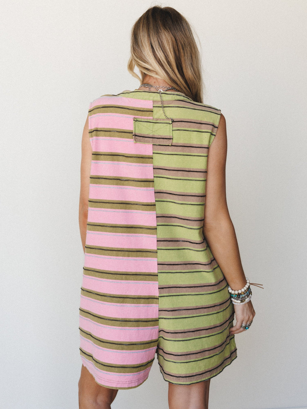 The Nest Cruise Lines Romper - Brown Pink