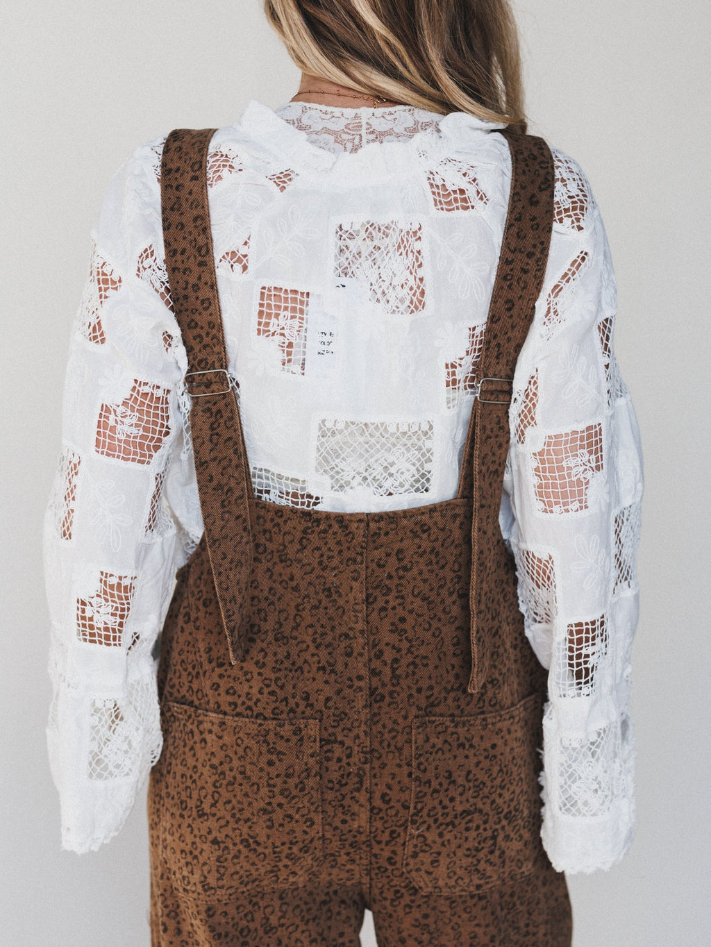 Free Roam Animal Print Jumpsuit - Camel