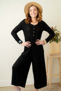 Simply Comfort Jumpsuit - Black - Pre Order