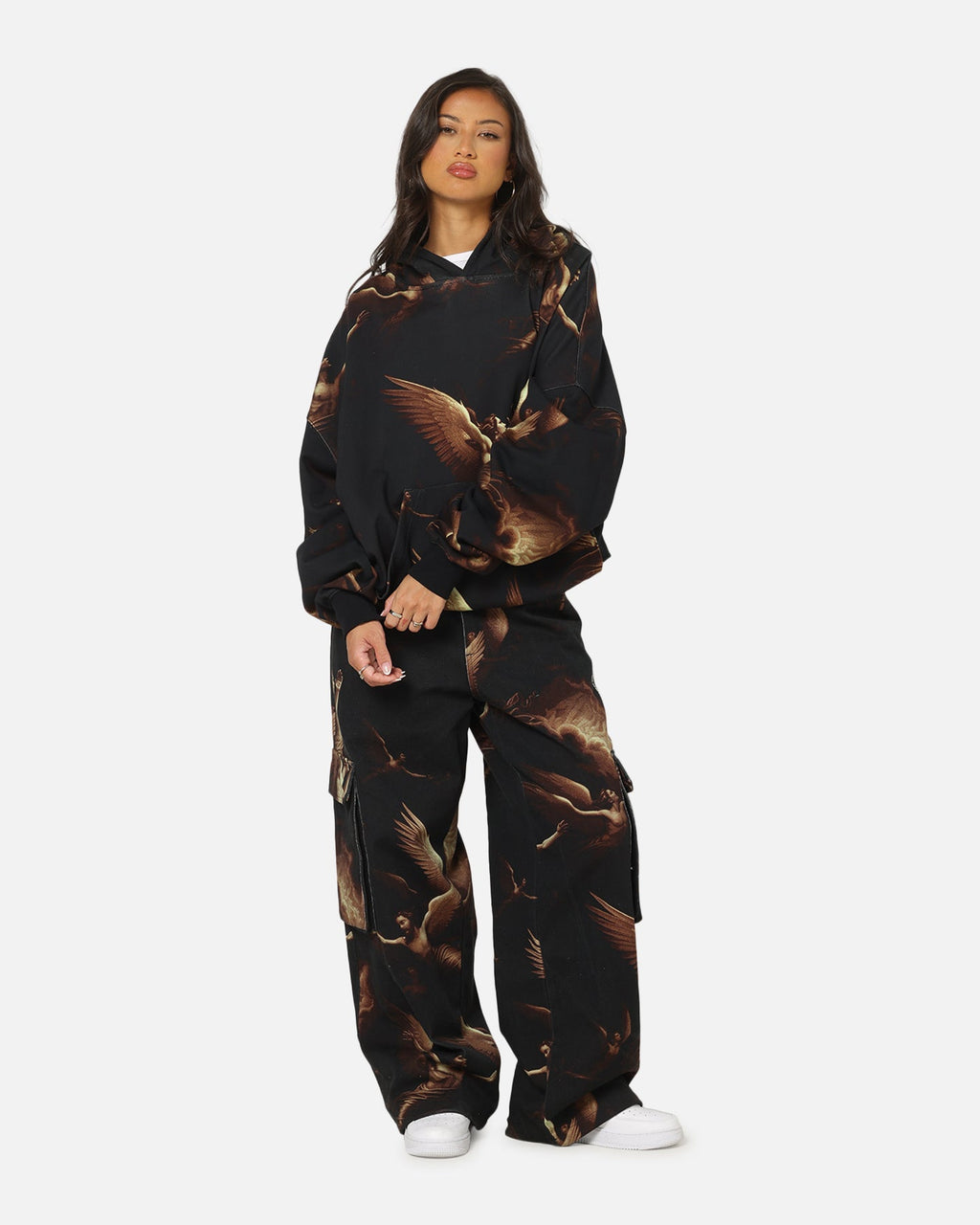 Saint Morta Ritual Rapture Hoodie Black/Orange