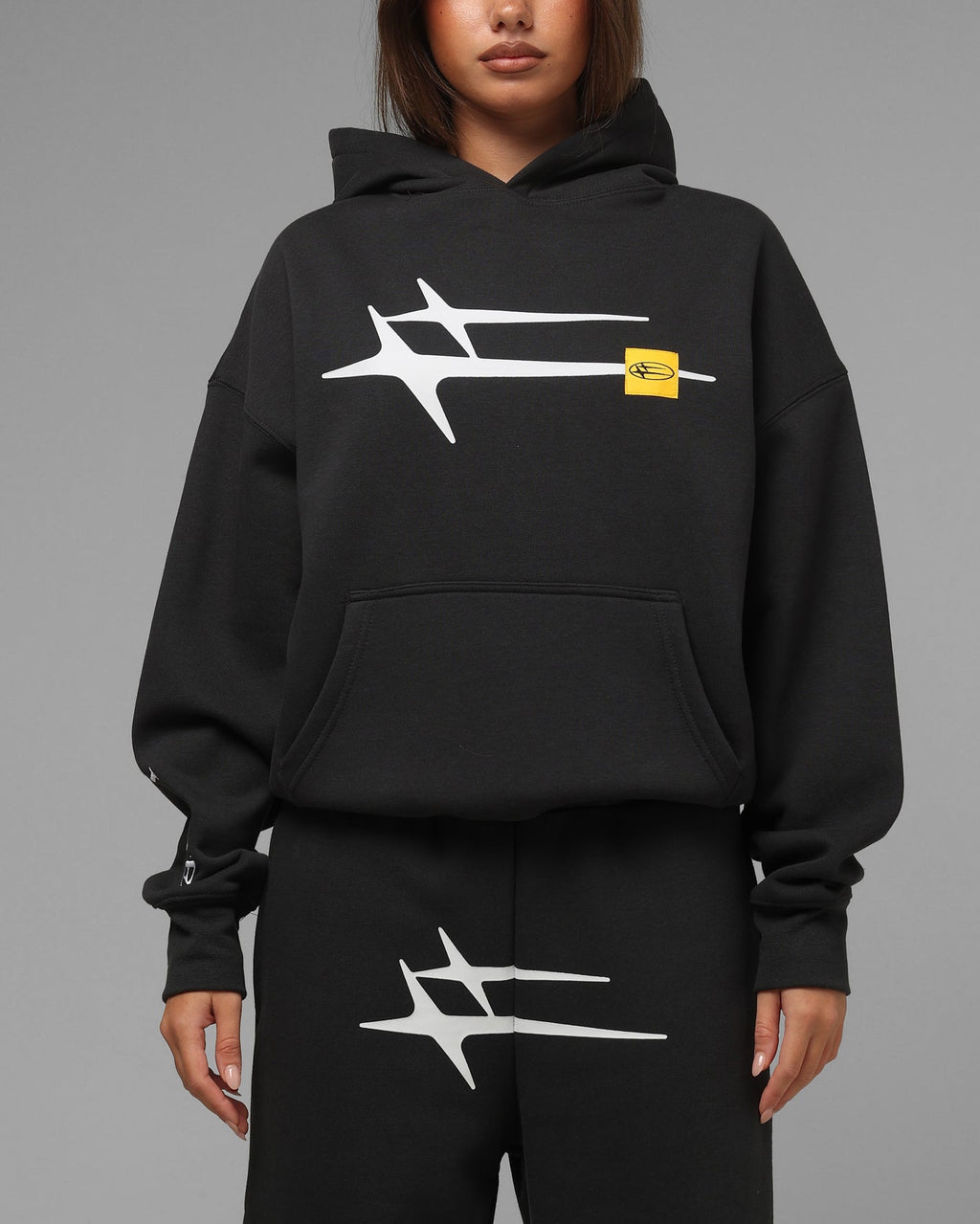 Loiter Hybrid Hoodie Charcoal