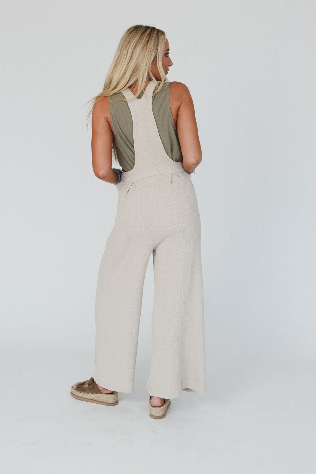 The Nest Lilia Jumpsuit - Oat Milk