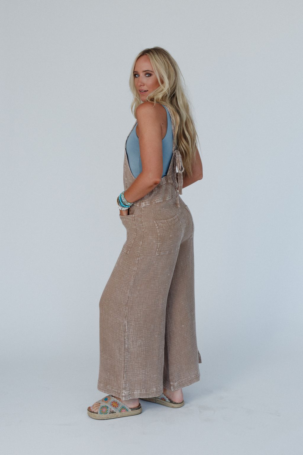 The Nest Coast To Coast Jumpsuit - Mushroom - Pre Order